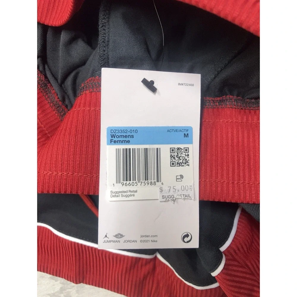 NWT Nike Air Jordan Chicago Diamond Basketball Shorts Women's Size M DZ3352-010